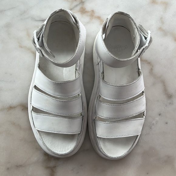 Dr. Martens CLARISSA Sandals White EU37 US6 fits US7 runs large **read - Picture 5 of 17